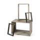 69229 - Simul (Set of 2) Light Brown Wood Modular Shelving Unit