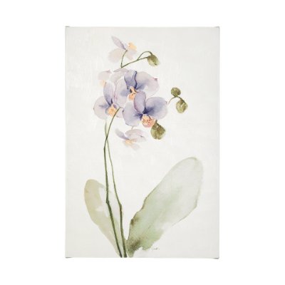 101853-L - Orchid I by Gabrielle Campbell a Hand Embellished Textured Canvas