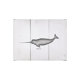 101865-S - Narwhal by Mercana Studio a Hand Embellished Textured Canvas