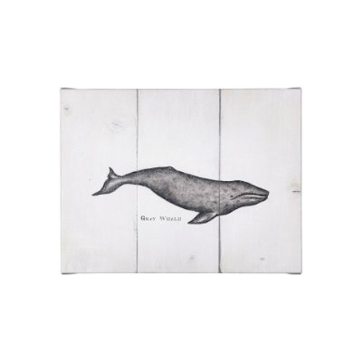 101866-S - Gray Whale by Mercana Studio a Hand Embellished Textured Canvas
