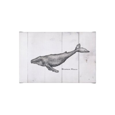 101869-S - Humpback Whale by Mercana Studio a Hand Embellished Textured Canvas