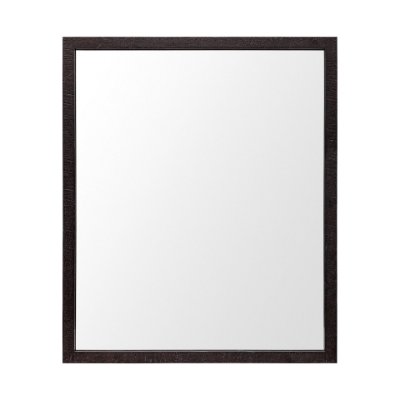 MIR-D288-P2024-DS - Bristol Espresso 20x24 Faux Wood Frame Bathroom Vanity Mirror