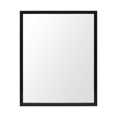 MIR-D288-P2430-DS - Bristol Espresso 24x30 Faux Wood Frame Bathroom Vanity Mirror