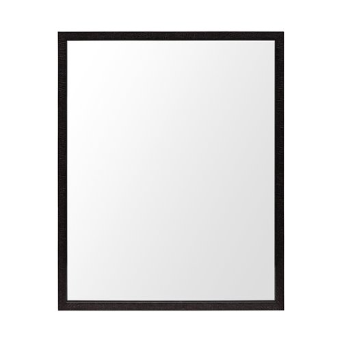 MIR-D288-P2430-DS - Bristol Espresso 24x30 Faux Wood Frame Bathroom Vanity Mirror