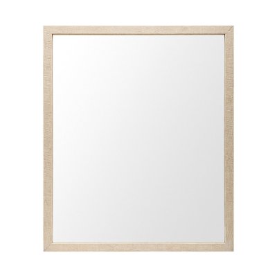 MIR-D289-P2024-DS - Bristol Tan 20x24 Faux Wood Frame Bathroom Vanity Mirror