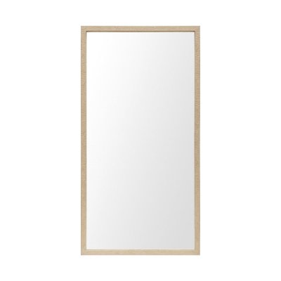 MIR-D289-P2040-DS -  Bristol Tan 20x40 Faux Wood Frame Bathroom Vanity Mirror