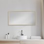MIR-D289-P2040-DS -  Bristol Tan 20x40 Faux Wood Frame Bathroom Vanity Mirror
