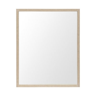 MIR-D289-P2430-DS - Bristol Tan 24x30" Faux Wood Frame Bathroom Vanity Mirror