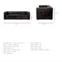 68092 - Stinson II 91" Black Leather Three Seater Sofa