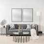 MIR-D237-P3040-DS - Bristol Grey Plain 3Mil Mirror 30 x 40