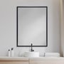 MIR-D288-P3040-DS - Bristol Espresso Plain 3Mil Mirror 30 x 40