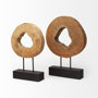 67283 - Ironwood II (Small) 13L x 4W Natural Wooden Circular Object