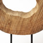 67283 - Ironwood II (Small) 13L x 4W Natural Wooden Circular Object