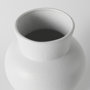 69464 - Laforge 10.8H Medium White Ceramic Vase