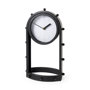 69483 - Marian 7.5L x 5.7W x 13.0H Black Studded  Table Clock