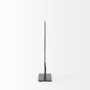 69493 - Micra 9.1L x 2.6W x 10.9H Matte Black Metal Decorative Object on a Stand