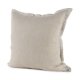 69445 - Mae 20L x 20W Beige Fabric Pillow Cover