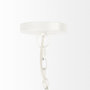 69241 - Theta 30.0 L x 30.0 W x 15.0 H White-Washed Beaded Chandelier