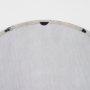69235 - Gambit 46" Round White Wash Wood Frame Wall Mirror