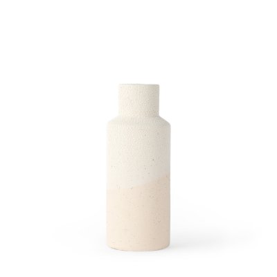 69475 - Salar 4.5L x 4.5W x 11.0H Cream Gourd Style Crackled Ceramic Vase