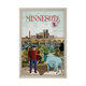 14007 - Minnesota Go USA (XL) by Mercana Studio a Hand Embellished Decograph Framed Art Print under Glass