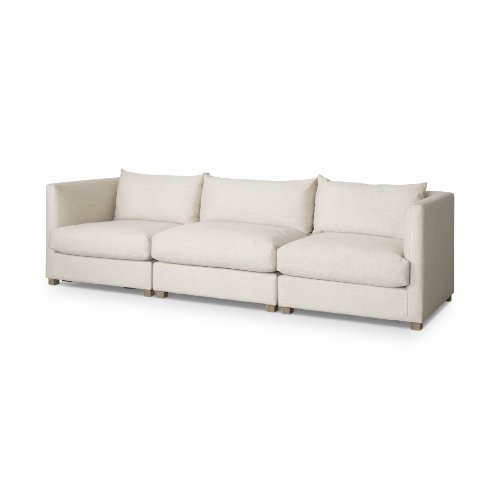 69566-A - Valence 3 Piece Beige Modular Sofa Set