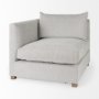 69567-I - Valence 4 Piece (W/ 1 x Ottoman) Light Gray Modular Sofa Set