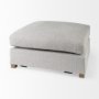 69567-I - Valence 4 Piece (W/ 1 x Ottoman) Light Gray Modular Sofa Set