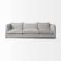 69567-A - Valence 3 Piece Light Gray Modular Sofa Set