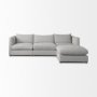 69567-I - Valence 4 Piece (W/ 1 x Ottoman) Light Gray Modular Sofa Set