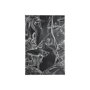 101980-S - Fish Black I by Ariana a Hand Embellished Textured Canvas