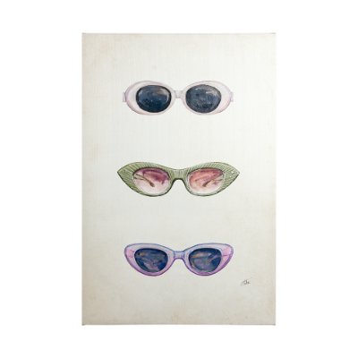 101994-L - Sunglass Collection I by NaTar a Hand Embellished Textured Canvas