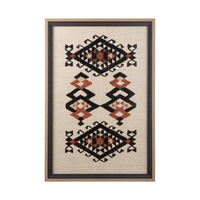 14016 - Creamy Tapestry I by Mercana Studio a Hand Embellished Textured Framed Art Print