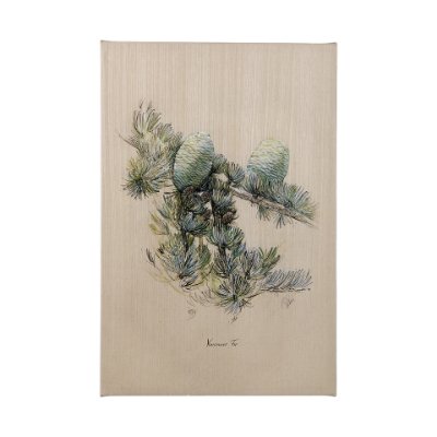 102045-L - Evergreen collection II by Victoria a Hand Embellished Textured Canvas