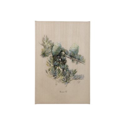 102045-S - Evergreen collection II by Victoria a Hand Embellished Textured Canvas