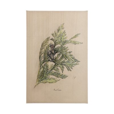102046-L - Evergreen collection III by Victoria a Hand Embellished Textured Canvas