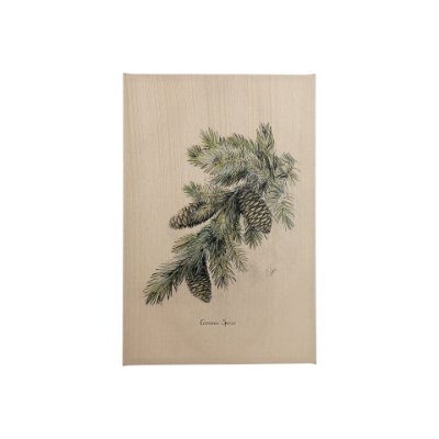 102047-S - Evergreen collection IV by Victoria a Hand Embellished Textured Canvas