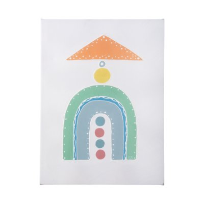 102048-L - Pavilion I by Mercana Studio a Hand Embellished Textured Canvas