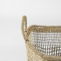 69585 - Bellisa 18.5L x 14.6W x 11.0H (Set of 2) Medium Brown Seagrass Rectangular Basket W/ Handles 