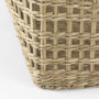 69585 - Bellisa 18.5L x 14.6W x 11.0H (Set of 2) Medium Brown Seagrass Rectangular Basket W/ Handles 