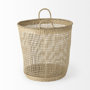 69586 - Bowie 19.7L x 19.7W x 19.7H (Set of 3) Medium Brown Seagrass Round Basket W/ Handles 