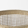 69586 - Bowie 19.7L x 19.7W x 19.7H (Set of 3) Medium Brown Seagrass Round Basket W/ Handles 