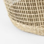 69586 - Bowie 19.7L x 19.7W x 19.7H (Set of 3) Medium Brown Seagrass Round Basket W/ Handles 