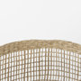 69592 - Nova 15.0L x 15.0W x 9.4H (Set of 2) Light Brown Seagrass Woven Round Basket W/ Long Handle 