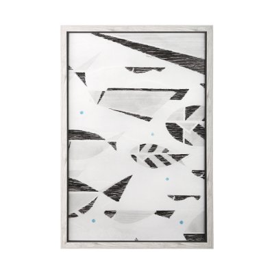 14058 - Se Promener II by Mercana Studio a Hand Embellished Textured Framed Art Print Matted under Glass