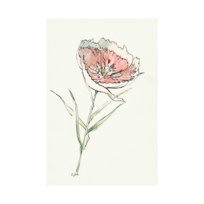 101889-L - Dianthus II by Mercana Studio a Hand Embellished Textured Canvas