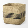69612 - Cullen 15.7L x 15.7W x 15.7H (Set of 3) Grey Twisted Seagrass Square Basket  