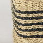 69612 - Cullen 15.7L x 15.7W x 15.7H (Set of 3) Grey Twisted Seagrass Square Basket  