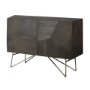 69998 - Darwin Dark Brown Wood 2 Door Accent Cabinet