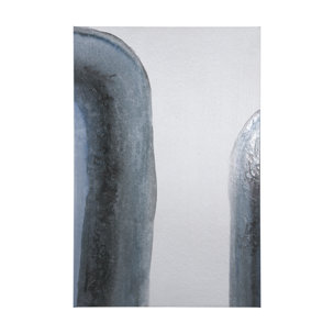 Water Arch Brown I by Mercana Studio a Hand Embellished Textured Canvas